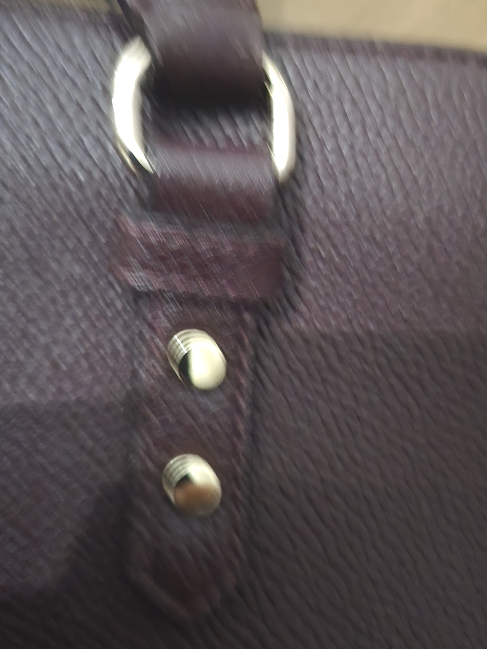 kate spade New York Pebbled Leather Satchel - Deep Burgundy - Picture 7 of 14